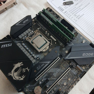 MSI 정품 Z490m + 10700k + 램