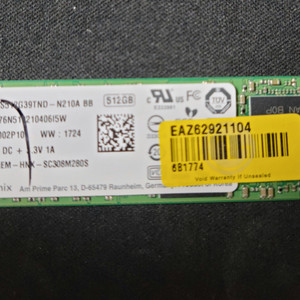 SK 하이닉스 M.2 SATA SSD 512GB