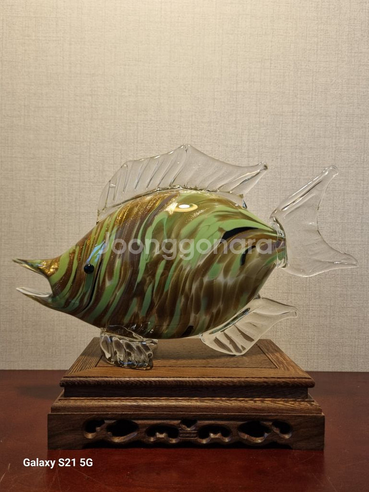 멋진 일본 유리공예 작품 - 길이 36cm--0