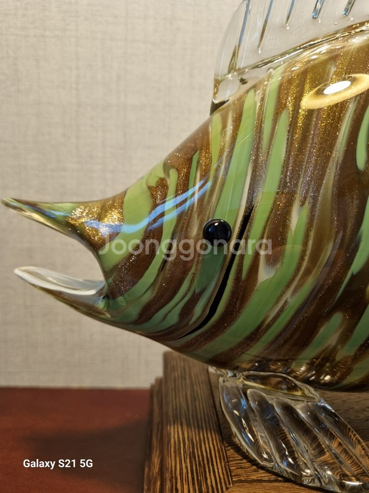 멋진 일본 유리공예 작품 - 길이 36cm--2