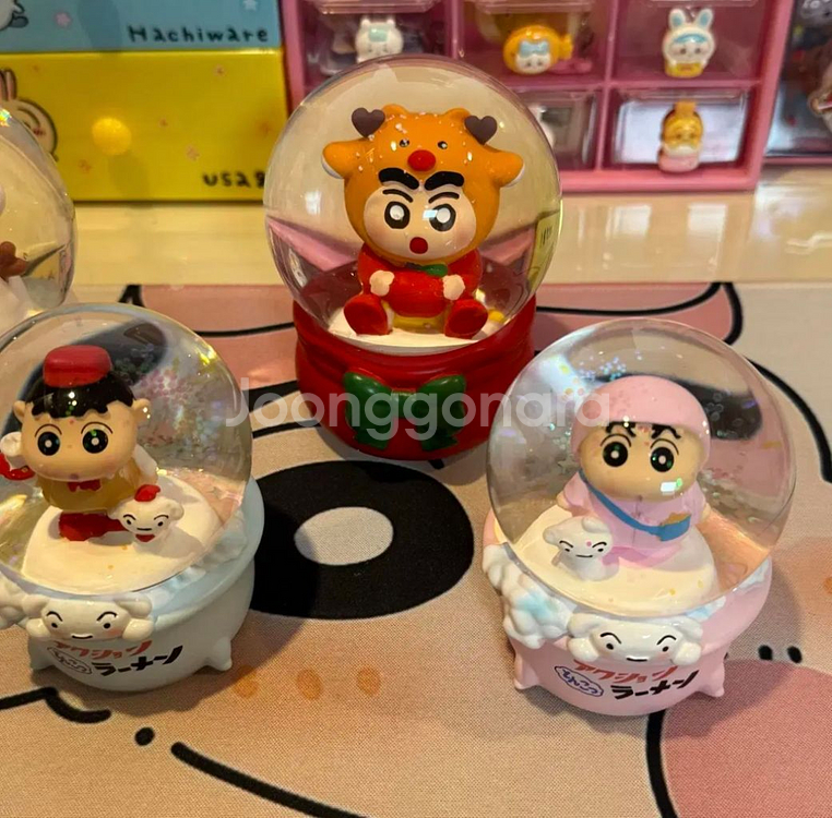 (일괄) 짱구 스노우볼 무드등--2