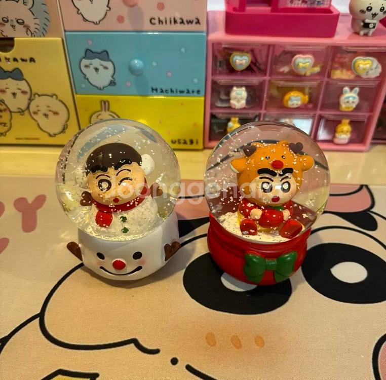 (일괄) 짱구 스노우볼 무드등--6