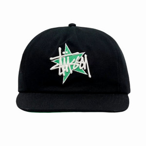 스투시 star strapback os 블랙