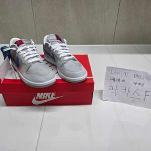 [260] 나이키 덩크 로우 실버 블루