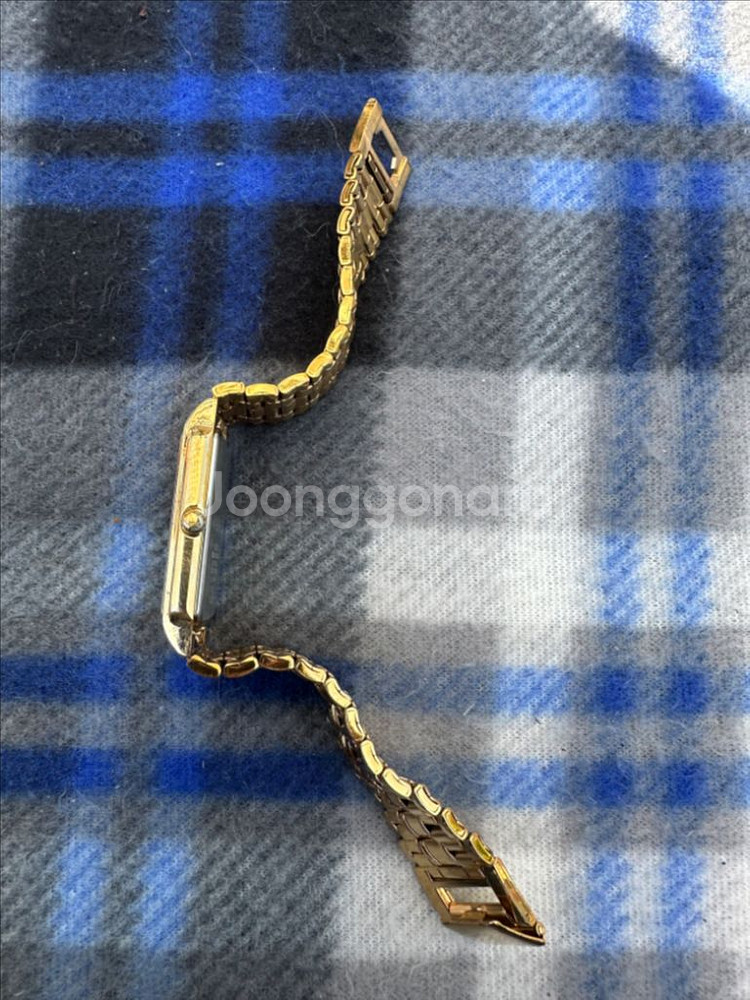 빈티지 세이코 금장 사각 쿼츠 시계 팝니다--3