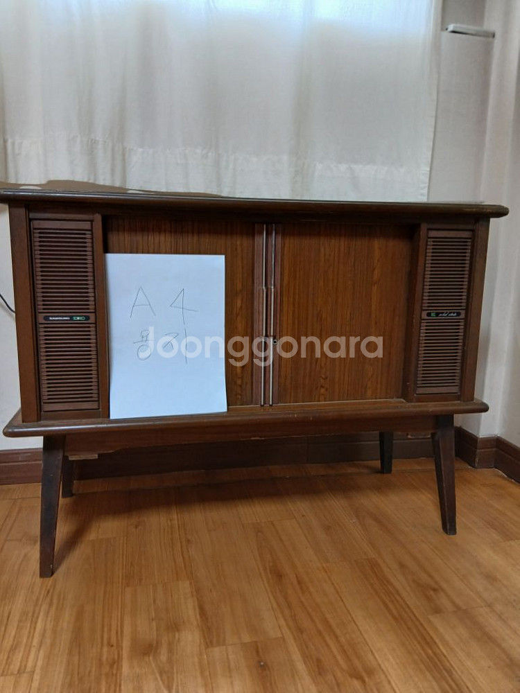 삼성 흑백 브라운관 tv 옛날 자바라 텔레비젼--4
