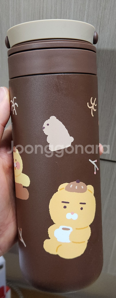 미사용)카카오프렌즈 스텐텀플러(475ml) 반값포함--5