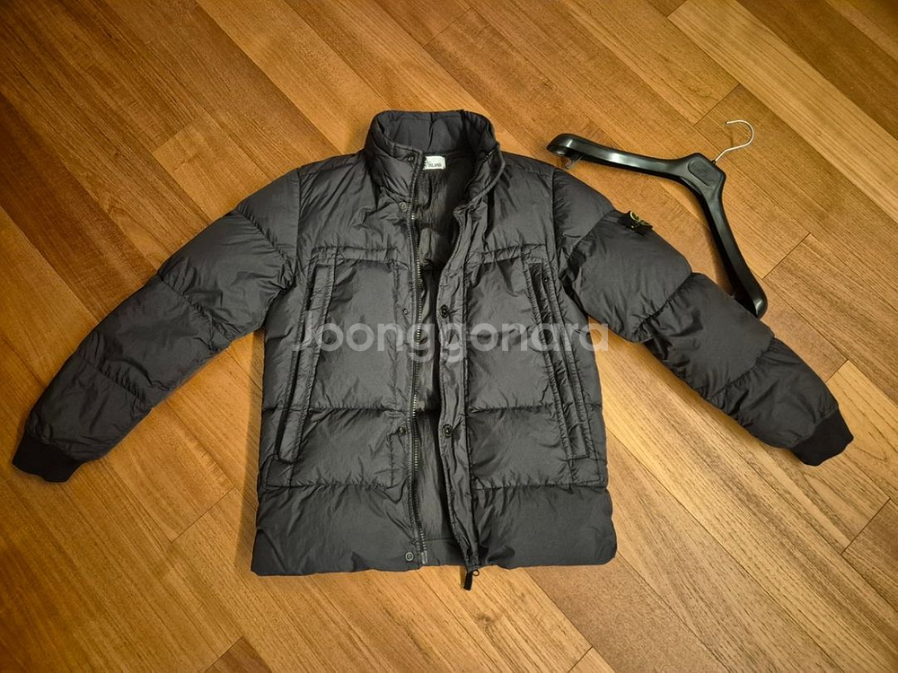 스톤아일랜드 20FW 크링클랩스패딩 차콜색 백화점정품S--1