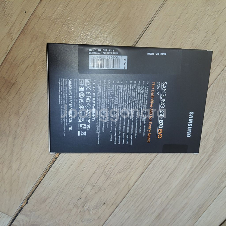 택배가능 미사용 삼성전자 ssd 870 EVO 500G--1
