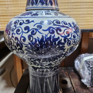 도자기청화백자33cm