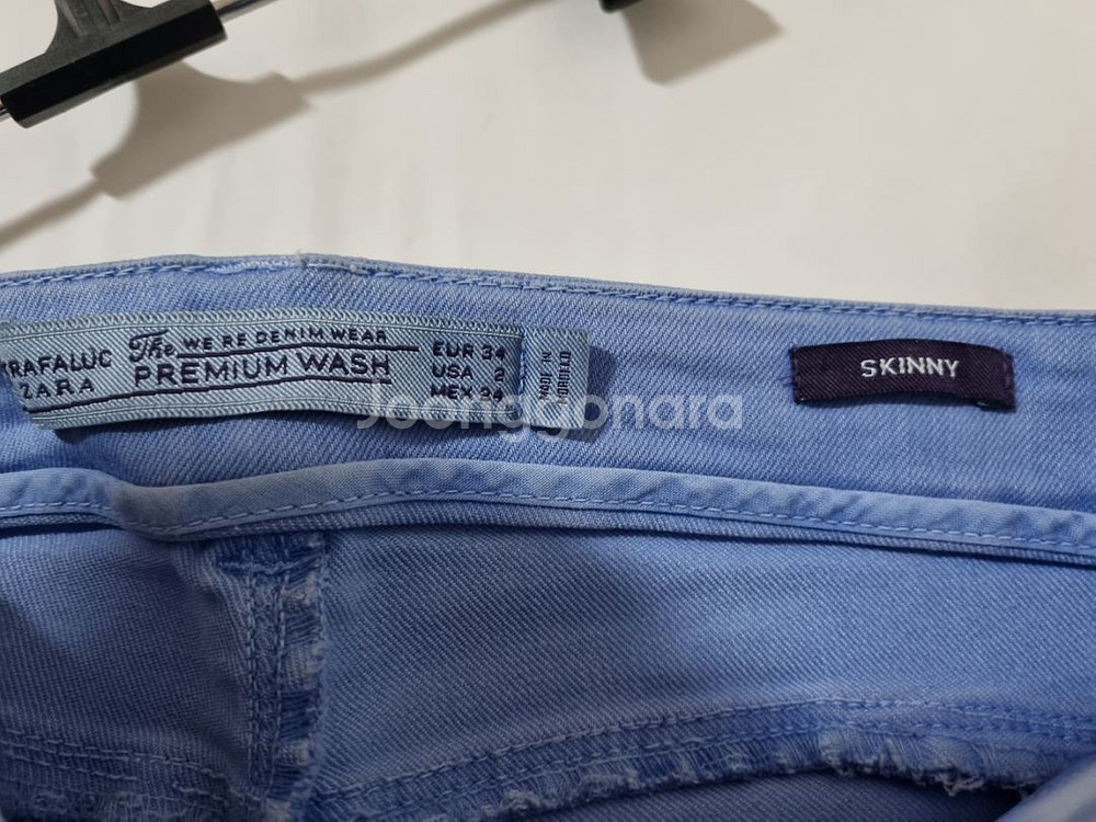 자라 트라팔루크 프리미엄워싱 스키니진 바지--1