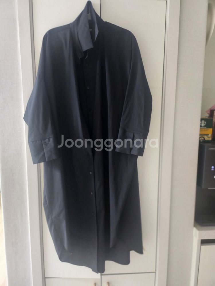 꺌랑 왜다려 롱셔츠ㅡ카키,베이지--4