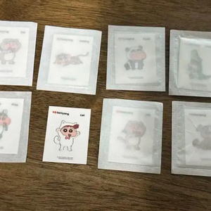 짱구 띠부띠부씰 띠부씰 미개봉 스티커