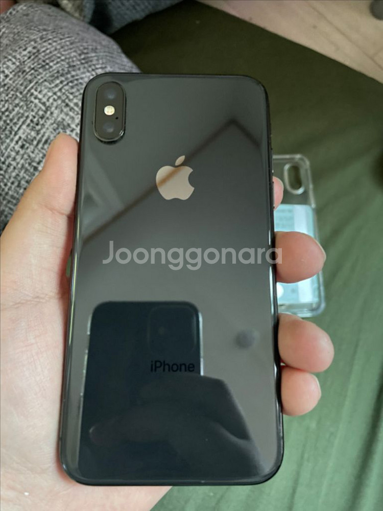 아이폰x 64기가 블랙--1