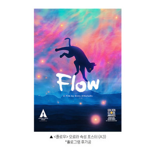 플로우 오로라 속성 포스터