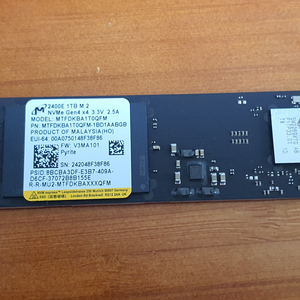 마이크론 2400E 1TB M.2 SSD