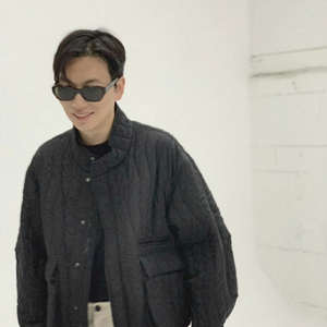 언어펙티드 퀼티드 블루종(이동휘 블루종) 라지
