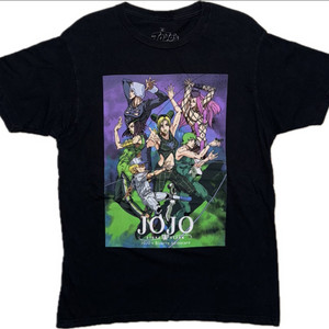 죠죠의 기묘한 모험 jojo 캐릭터 집합 티셔츠 M