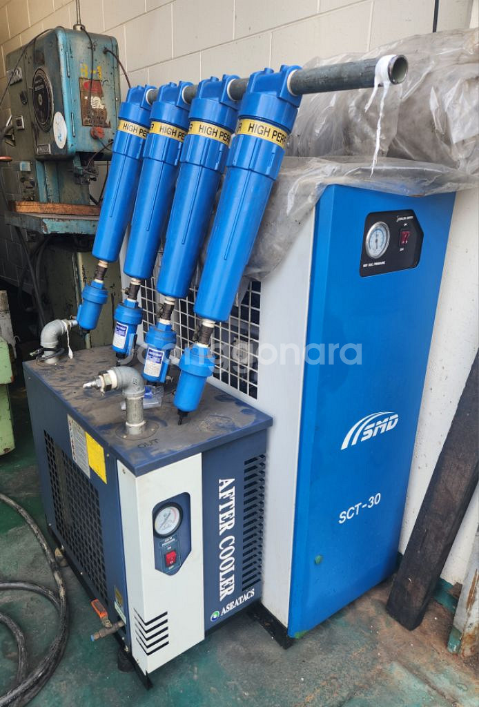 콤프레샤20마력.건조기,보조탱크.--3