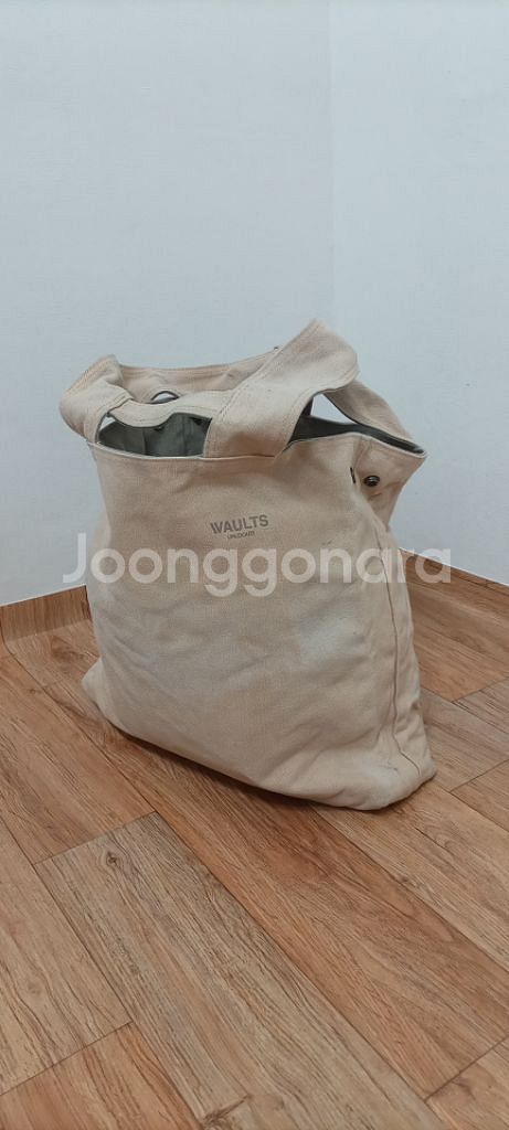 WAULTS 언락트 양면 토트백, 카키색 or 베이지색--1