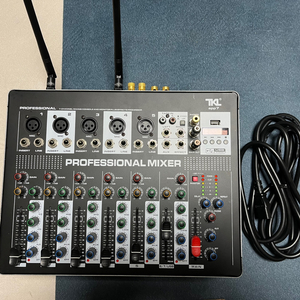 TKL DSP8 7 채널 믹서 앰프, 무선 마이크 포함