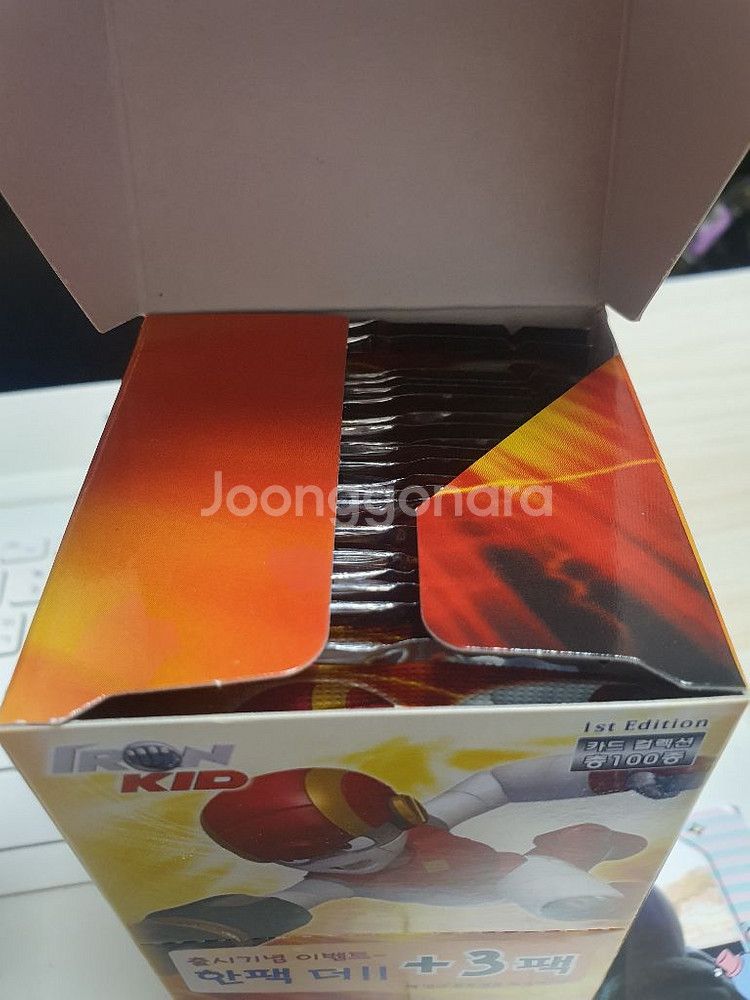 아이언키드 카드팩 미사용품 (고전문구,고전완구)--1