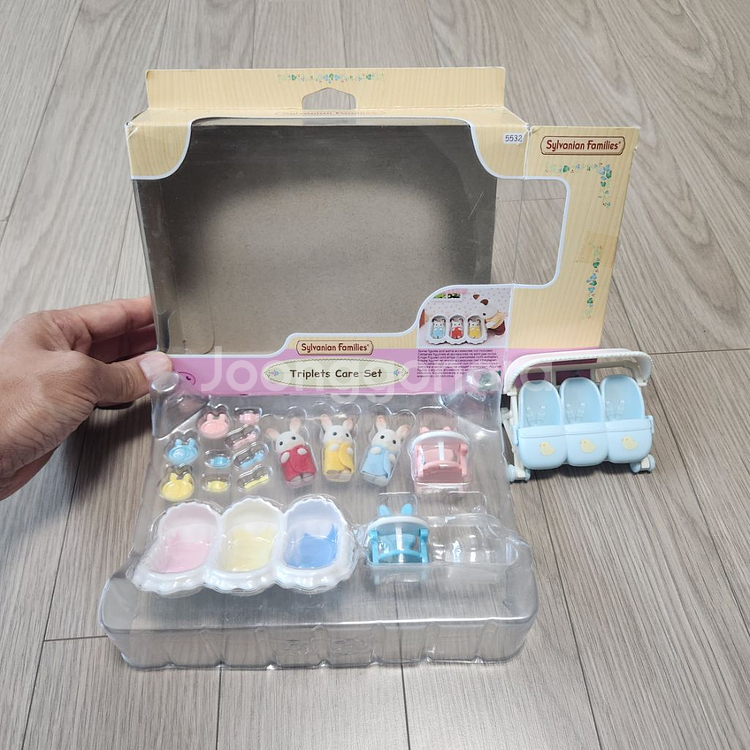 실바니안 5532/5533 세쌍둥이 돌보기/유모차--2