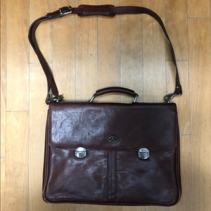 쌤소나이트 클래식 레더 크로스백 서류가방