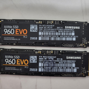 삼성NVME960EVO 250G/2개일괄판매