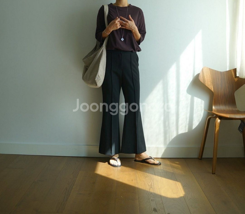제평 커뮤니티 블랙 팬츠 L--3