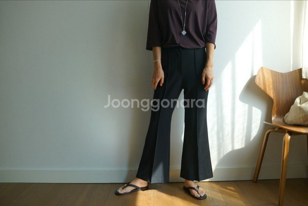 제평 커뮤니티 블랙 팬츠 L--4