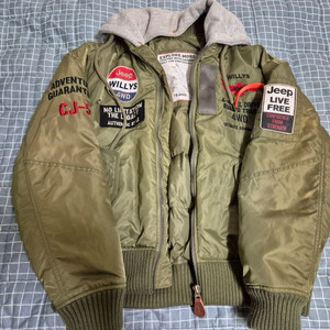 (택포)지프 항공점퍼(패딩) S