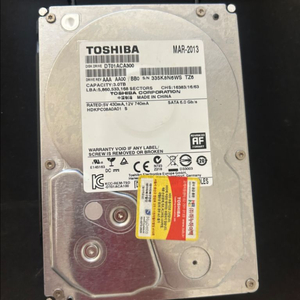 HDD 3테라 팝니다 총수량 2개