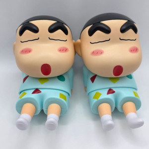 새제품 잠옷 짱구 대왕 지비츠 크록스 장식 피규어