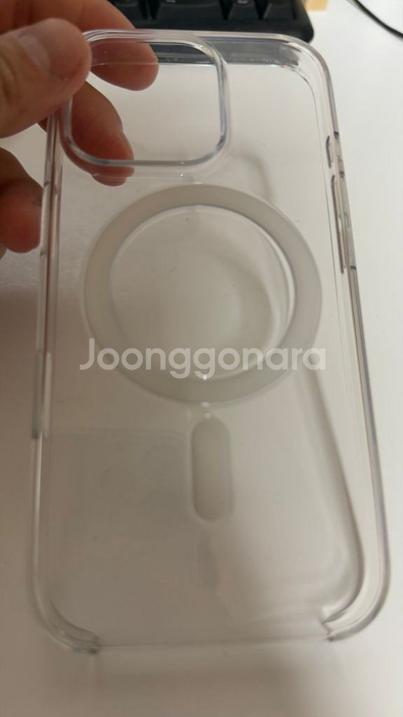 아이폰 16프로 정품 투명케이스--1