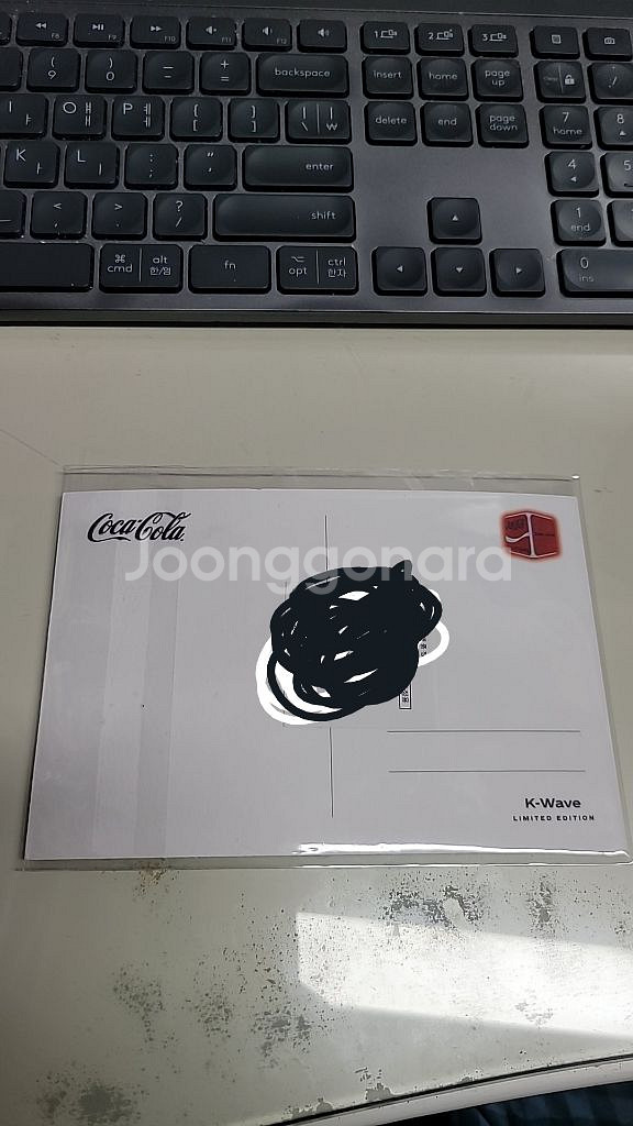 코카콜라 한정판 엽서--1