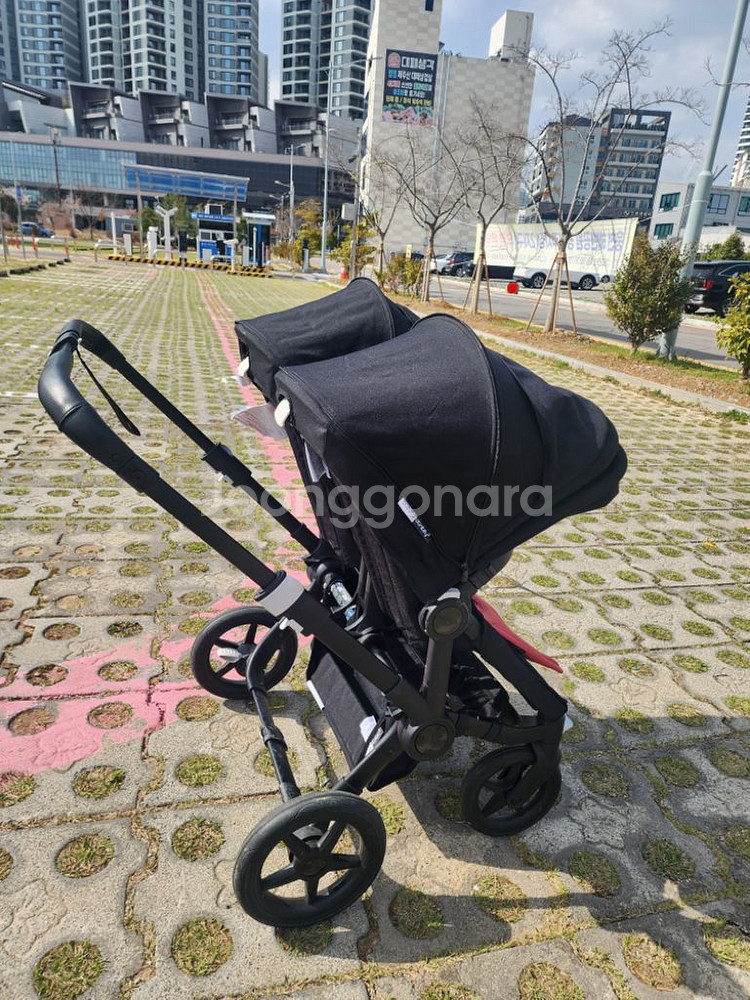 부가부 동키3 쌍둥이 유모차 팝니다--0