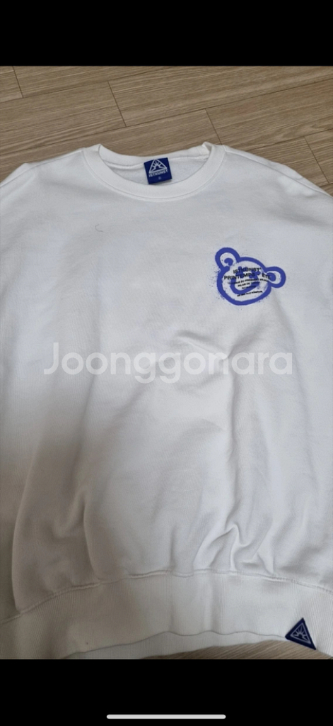 ISTKUNST 곰돌이 기모 맨투맨--0