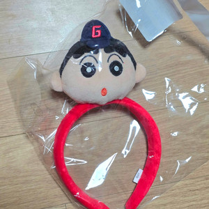 롯데자이언츠 짱구 머리띠 새상품