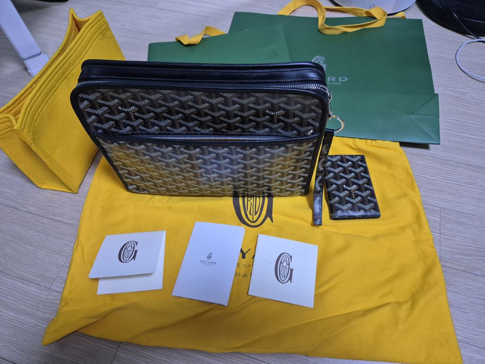 [고야드 쥬방스 GM + 생피에르 카드지갑 + 키링 세--0