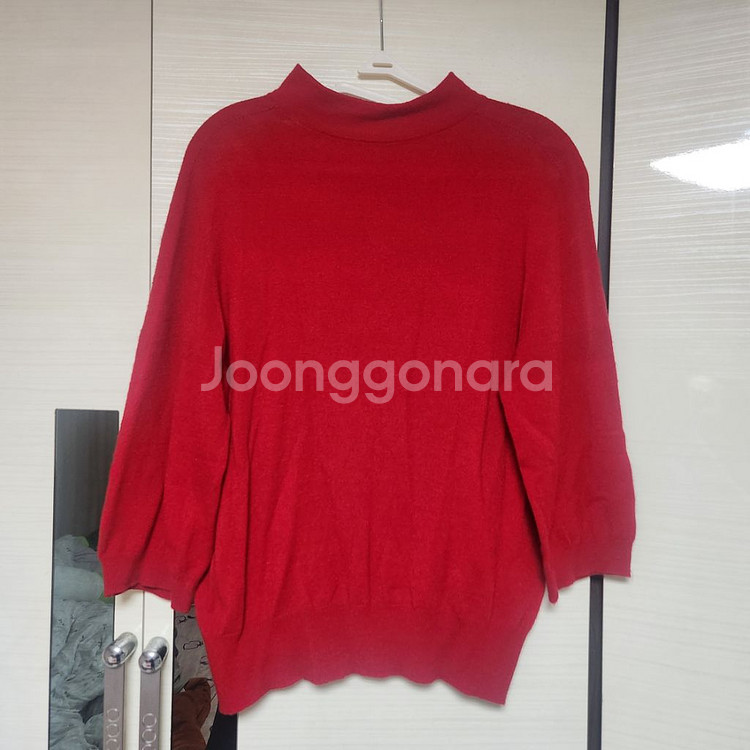 [새상품]Edition S 빨간색 니트 95--0