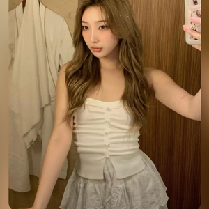 CIDER 진주포인트 셔링 탑 새상품