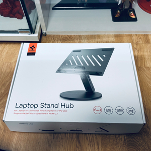 슈피겐 6in1 USB 허브 노트북 거치대 스탠드