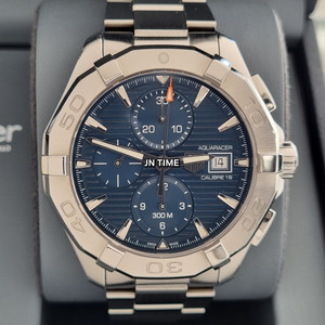 태그호이어 아쿠아레이서 크로노 청판 43mm