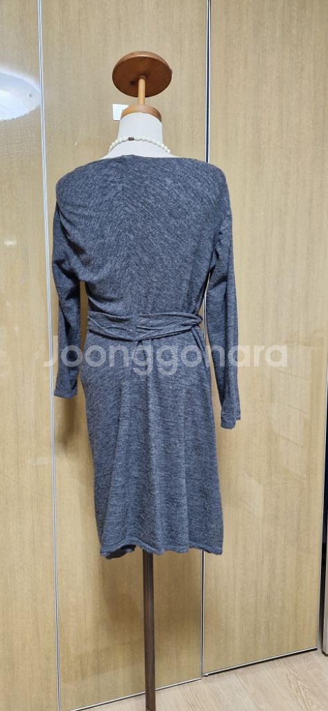 DKNY 울 랩 섹시 드레스 원피스 M--3