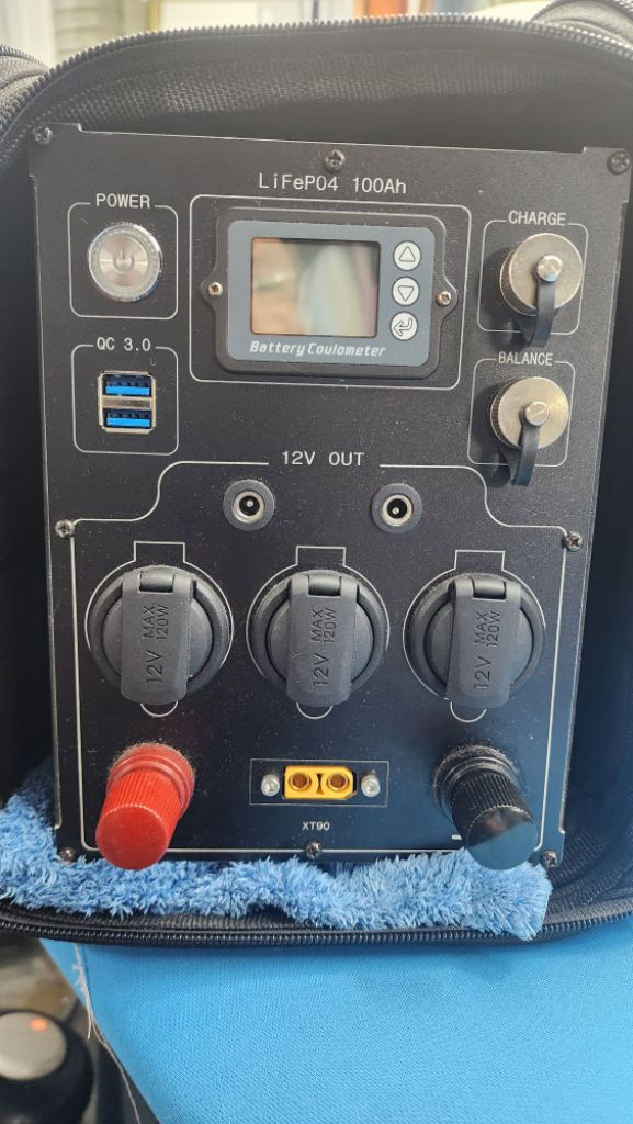 iFePO4 100Ah 캠핑용 배터리[리튬 인산철 파워 이미지