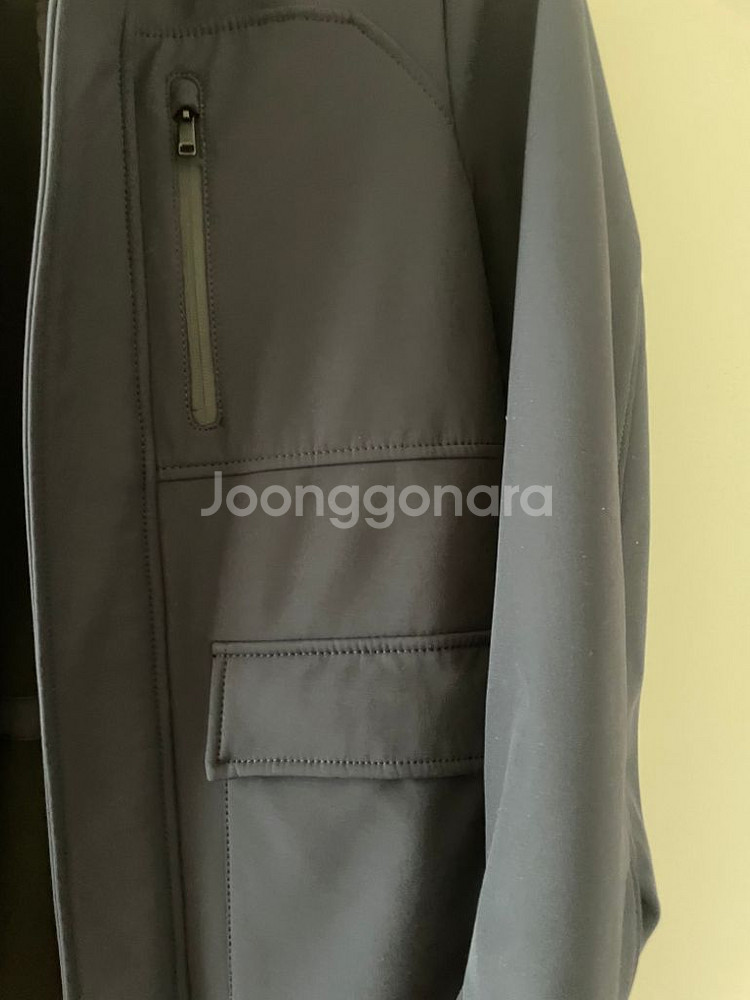 자라 네이비 후드자켓--1