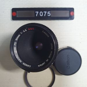 캐논 FD 마운트 50mm 1대 3.5 마이크로 광각렌