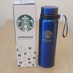 스타벅스 거름망 대용량 텀블러 보온병 800ml 블루(
