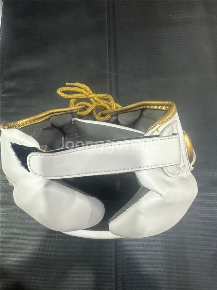 아디다스 아디스타 프로 헤드기어 T자 흰금 L사이즈--3